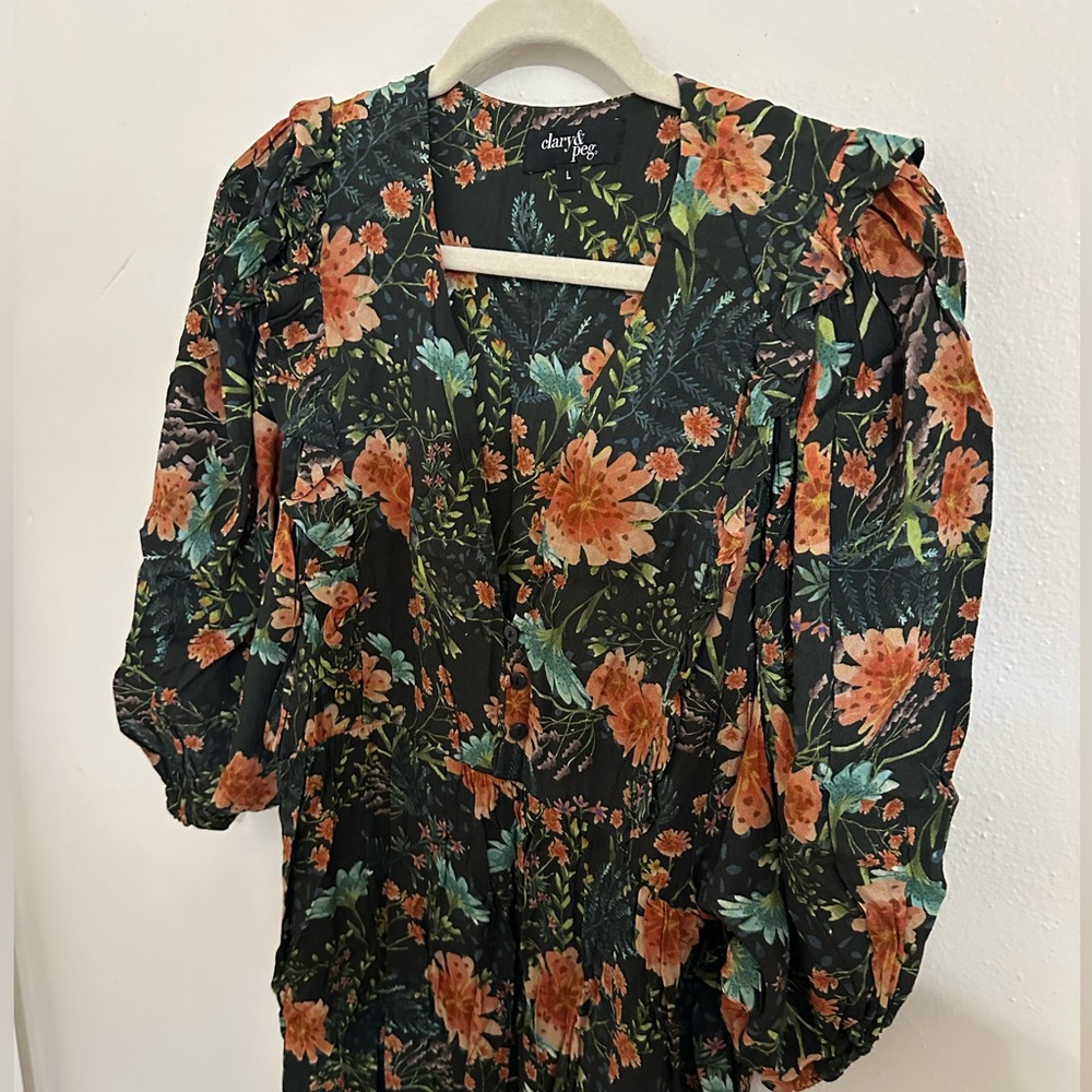 Clary & Peg | Maternity Nursing Floral Maxi Dress